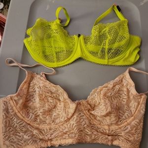 Two sexy bras 36C 38B